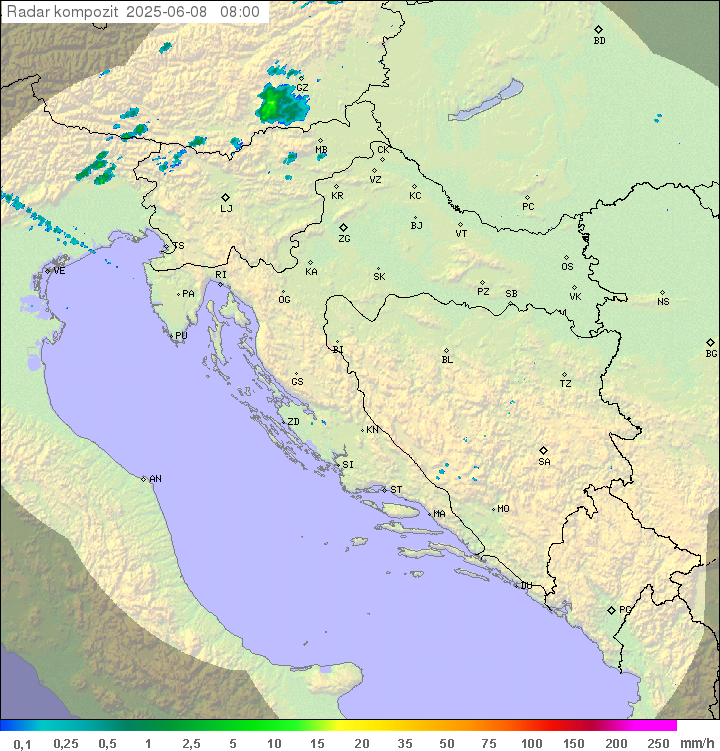 Padavine Hrvaška