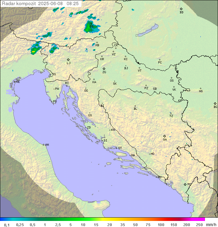 Padavine Hrvaška