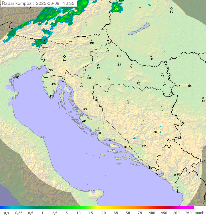 Padavine Hrvaška
