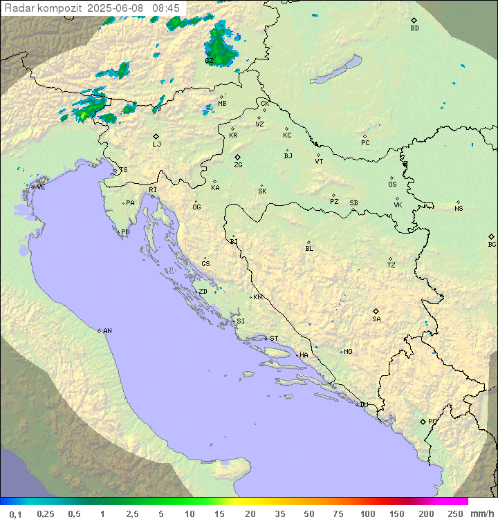 Padavine Hrvaška