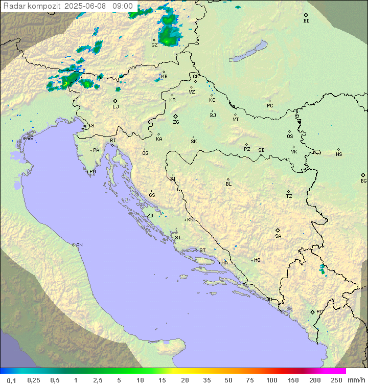 Padavine Hrvaška