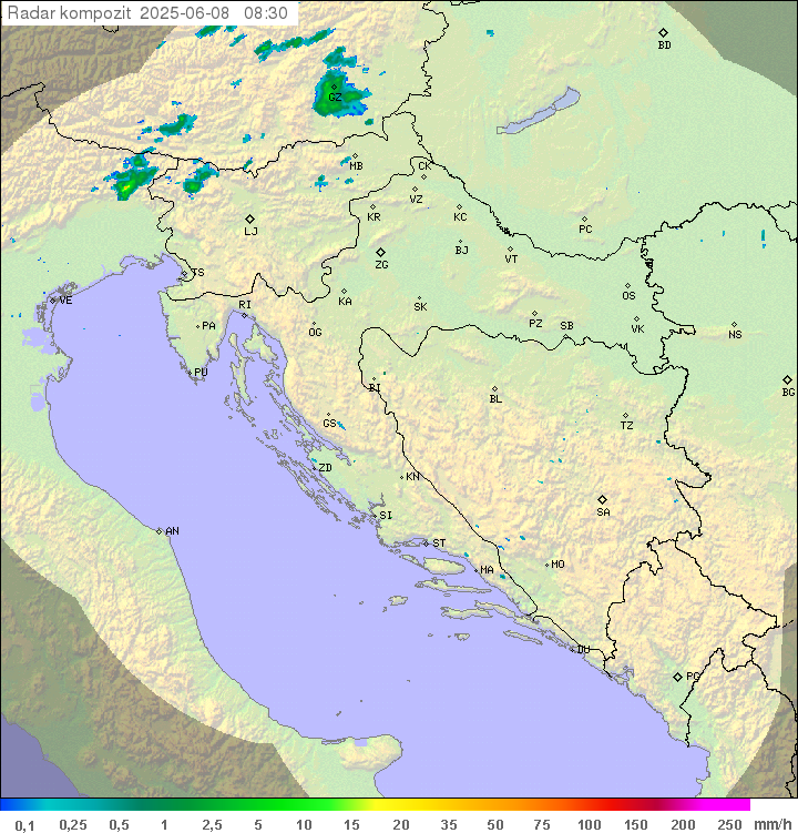Padavine Hrvaška