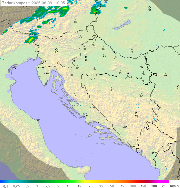 Padavine Hrvaška