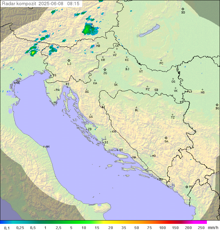 Padavine Hrvaška