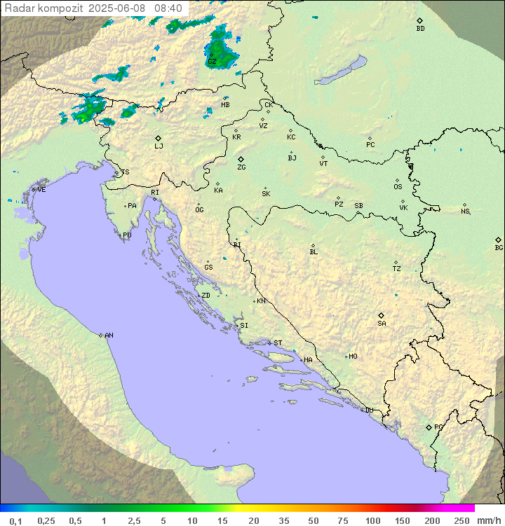 Padavine Hrvaška