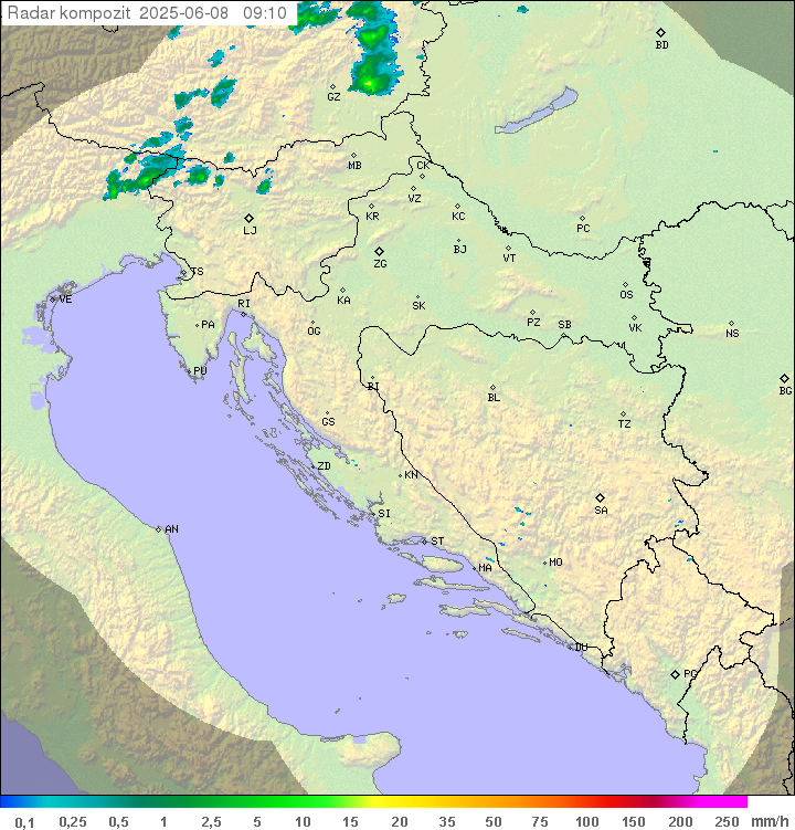 Padavine Hrvaška