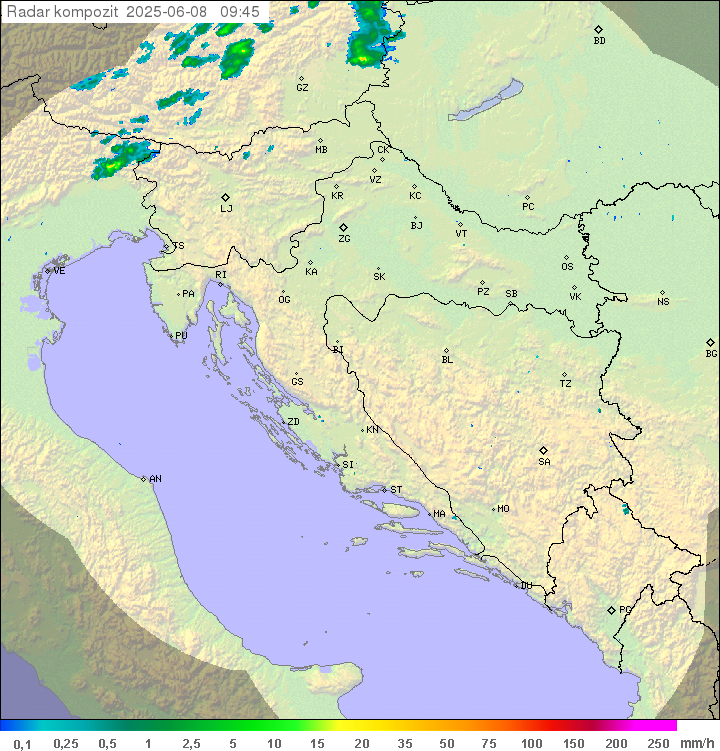 Padavine Hrvaška