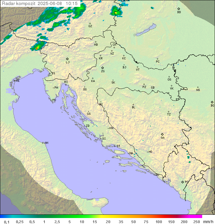 Padavine Hrvaška