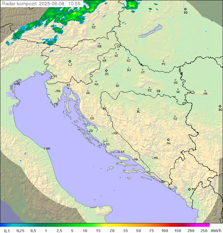 Padavine Hrvaška
