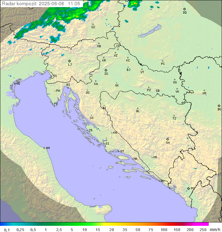 Padavine Hrvaška