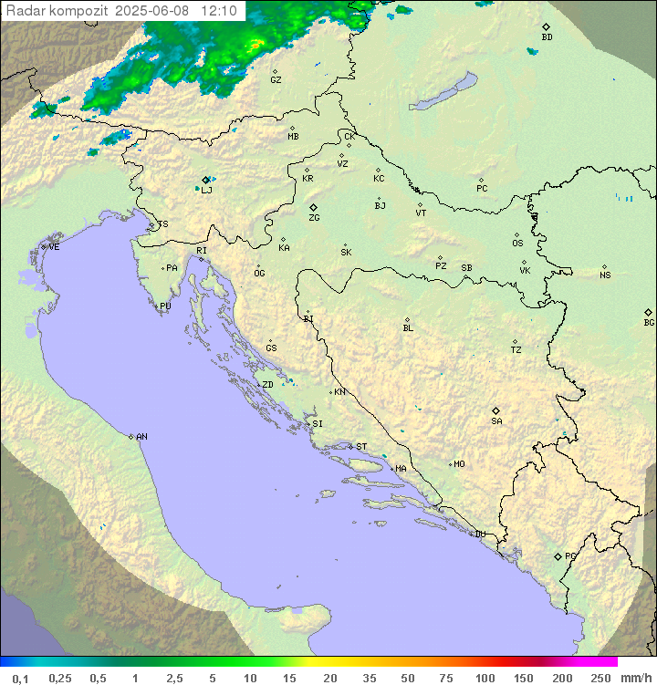 Padavine Hrvaška
