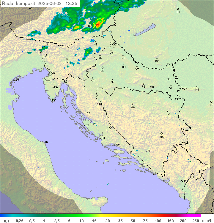 Padavine Hrvaška