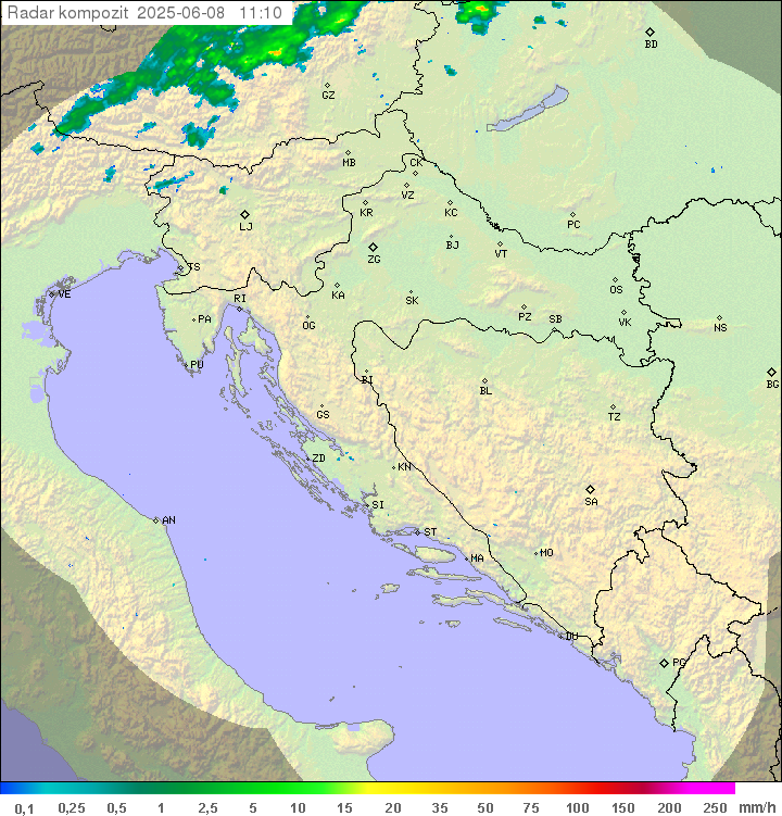 Padavine Hrvaška
