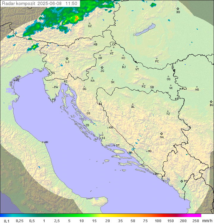 Padavine Hrvaška