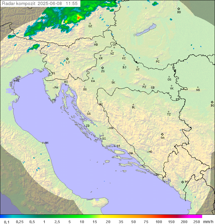 Padavine Hrvaška