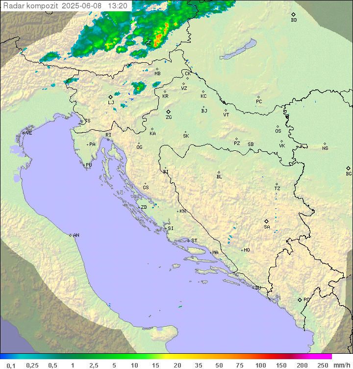 Padavine Hrvaška