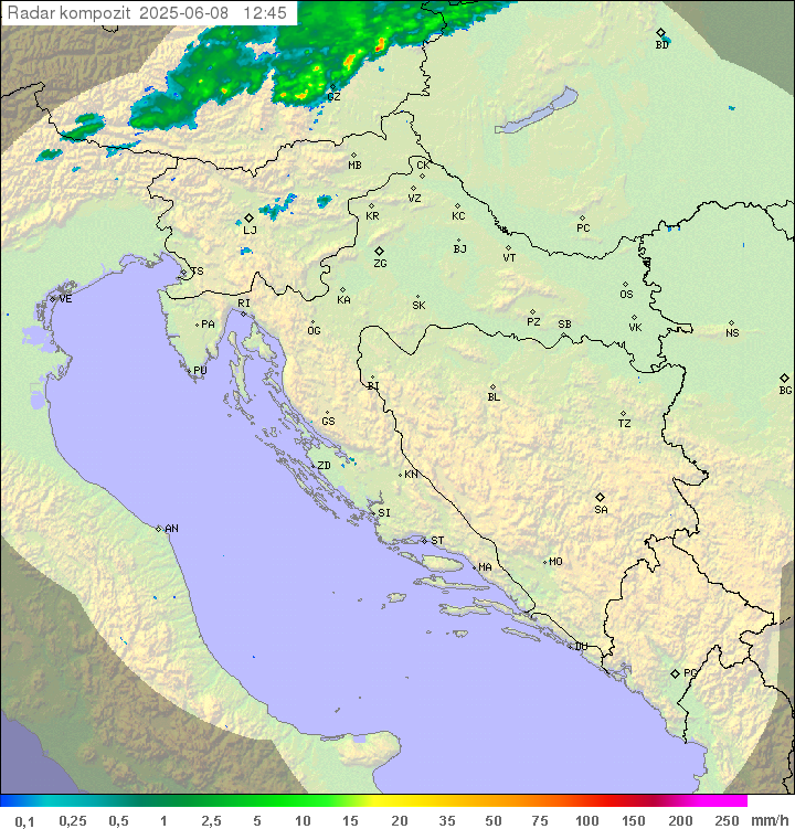 Padavine Hrvaška