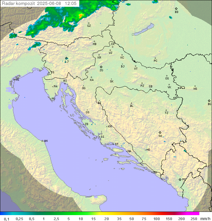 Padavine Hrvaška