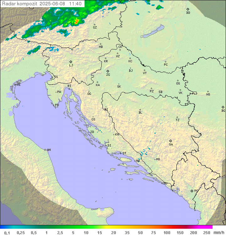 Padavine Hrvaška