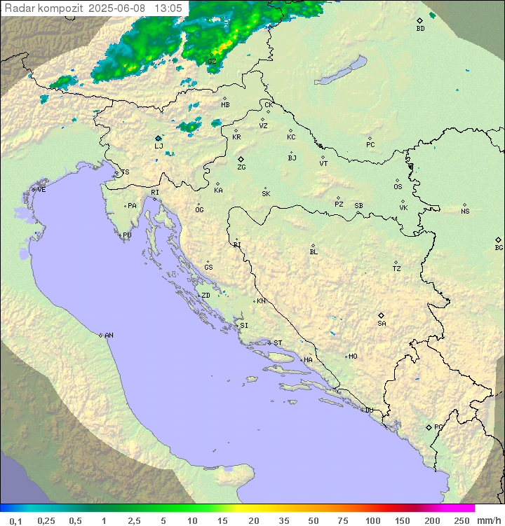 Padavine Hrvaška