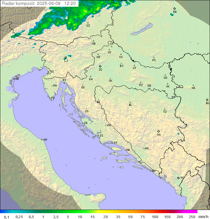 Padavine Hrvaška