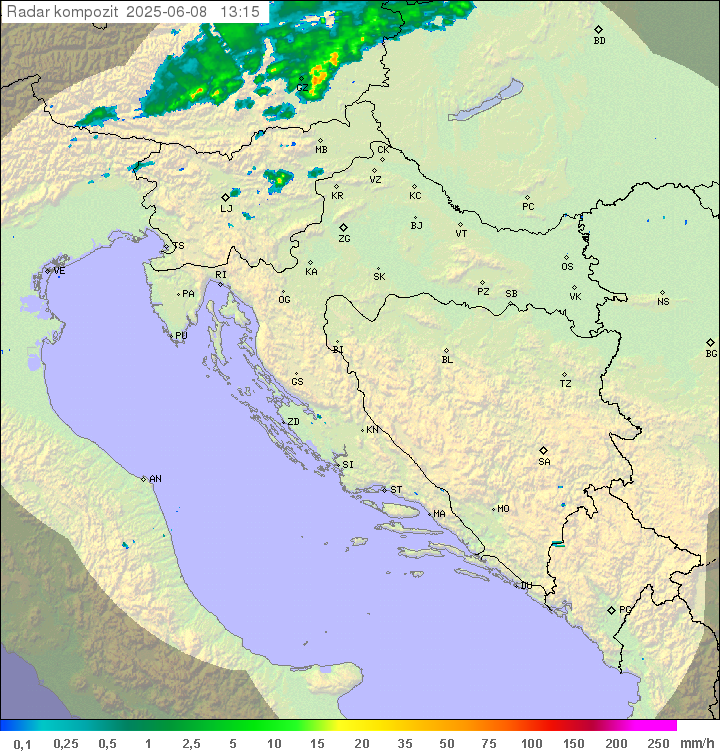 Padavine Hrvaška