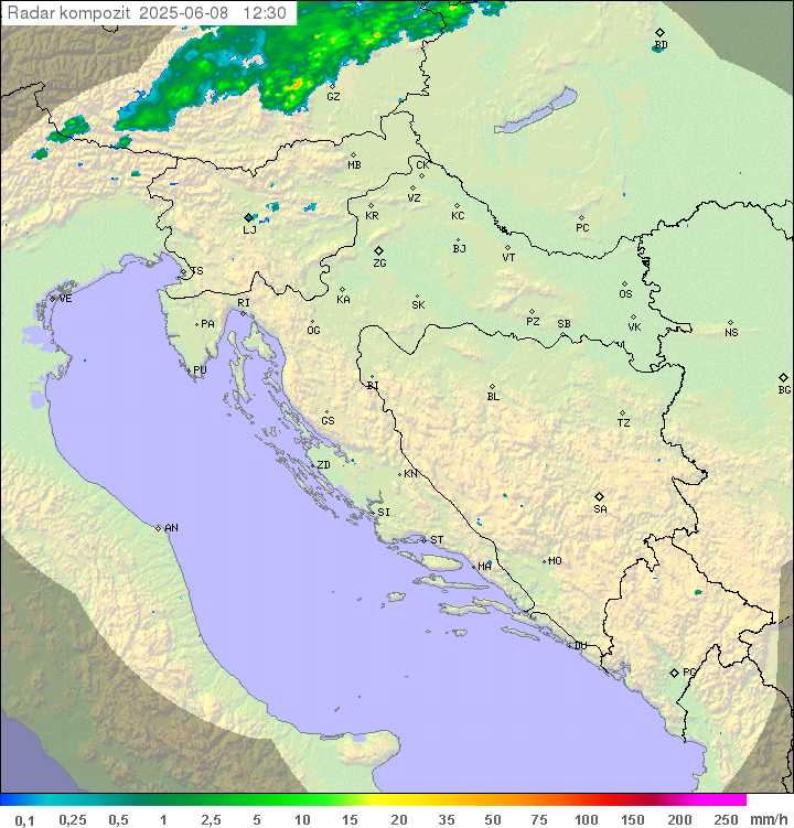 Padavine Hrvaška