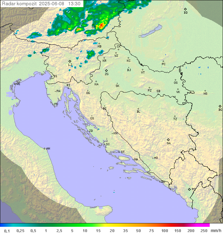 Padavine Hrvaška