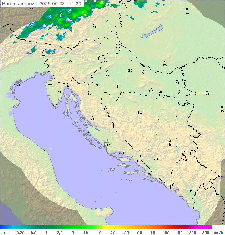 Padavine Hrvaška