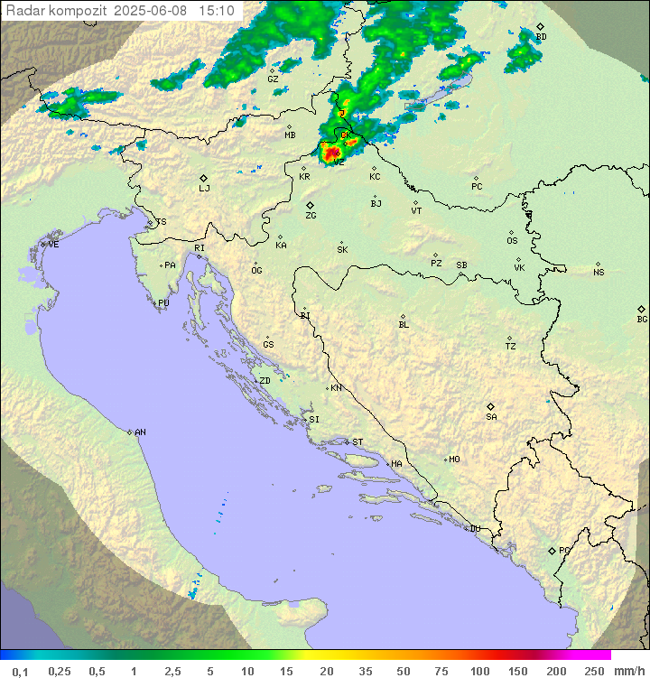 Padavine Hrvaška
