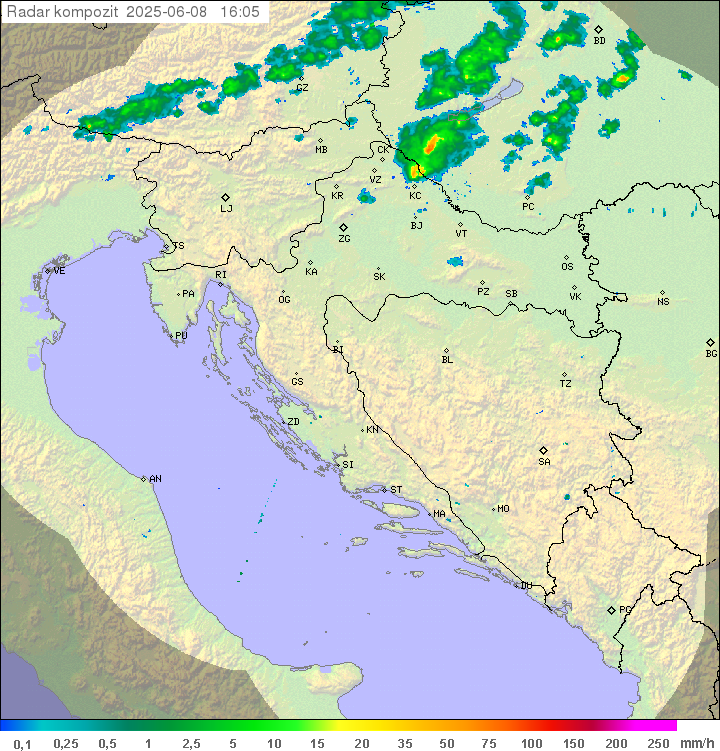 Padavine Hrvaška