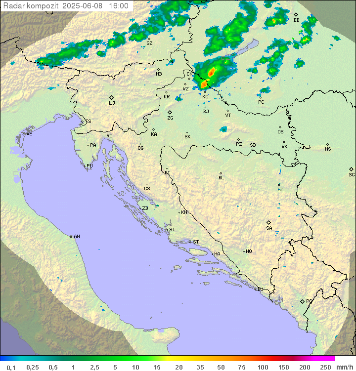 Padavine Hrvaška