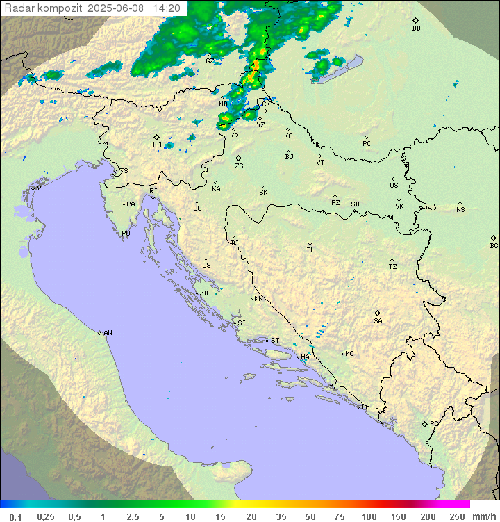 Padavine Hrvaška