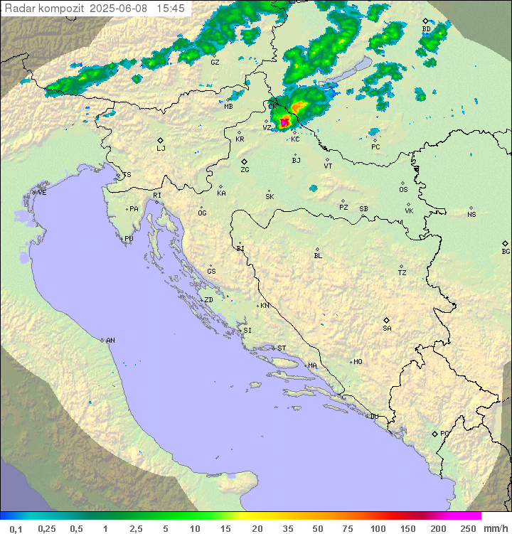 Padavine Hrvaška