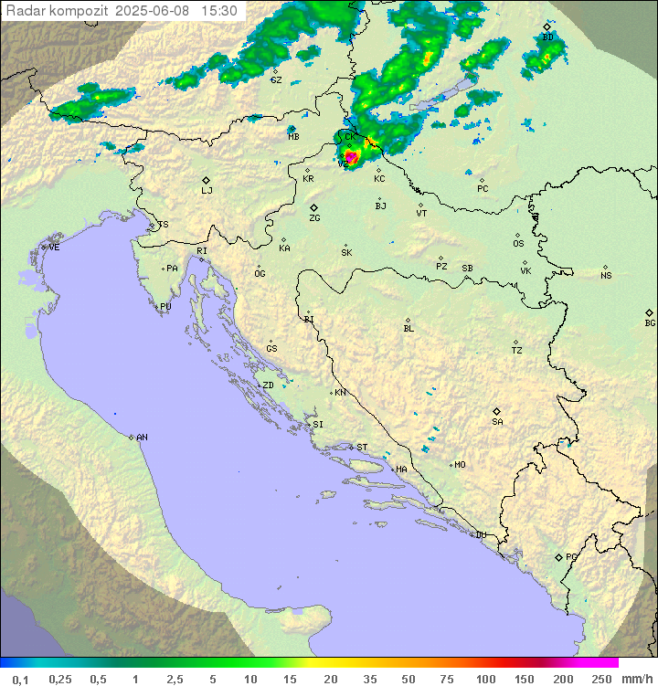 Padavine Hrvaška