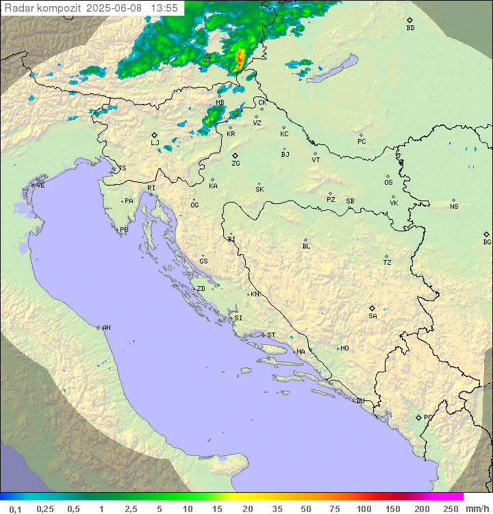 Padavine Hrvaška