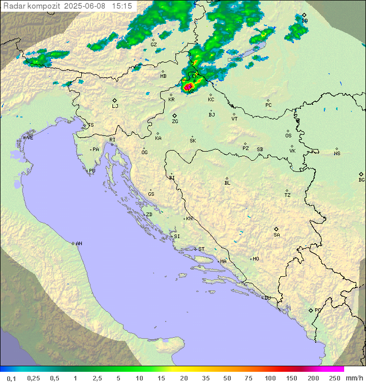 Padavine Hrvaška
