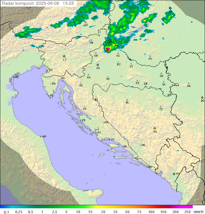 Padavine Hrvaška