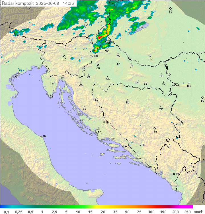 Padavine Hrvaška