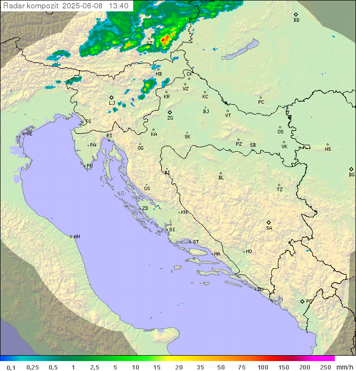 Padavine Hrvaška