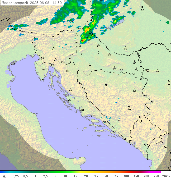 Padavine Hrvaška