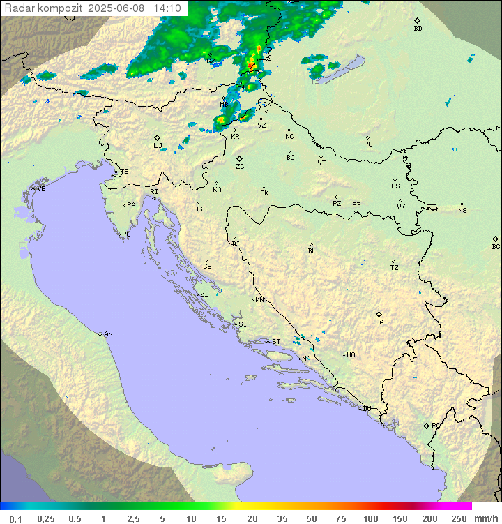 Padavine Hrvaška