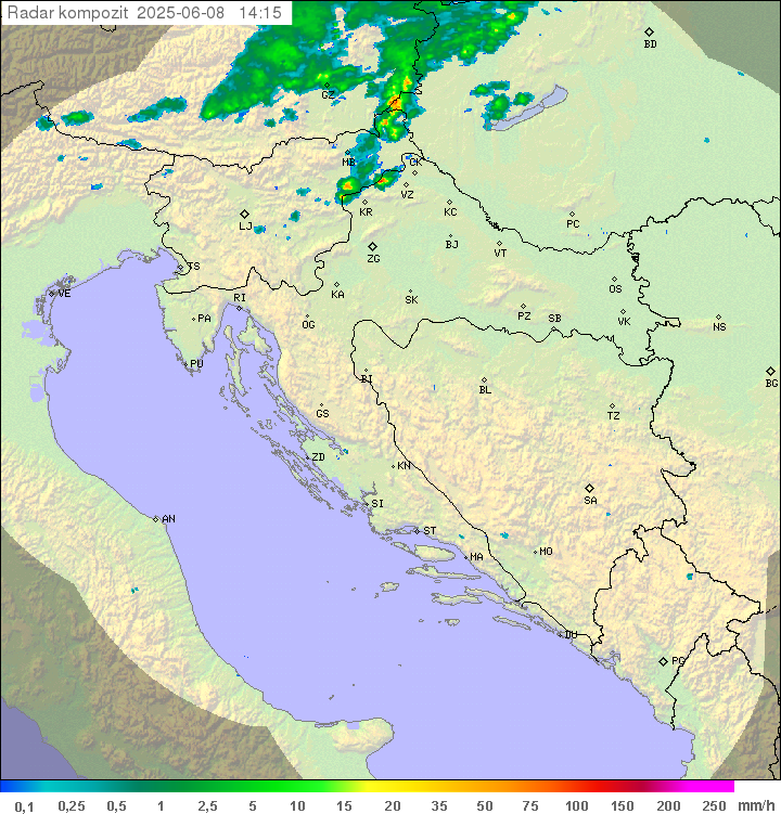 Padavine Hrvaška