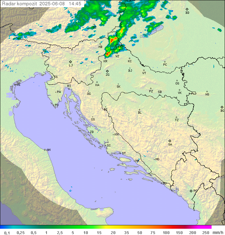 Padavine Hrvaška