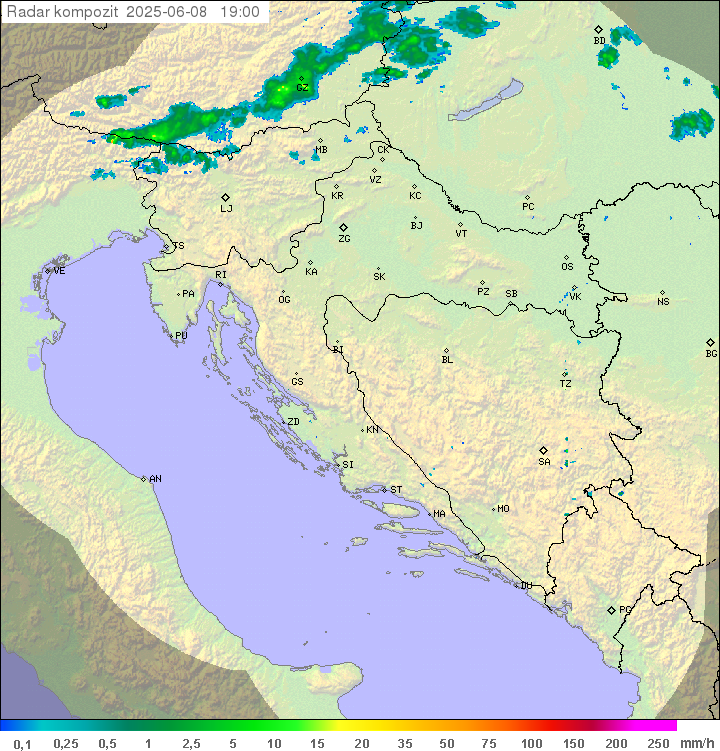 Padavine Hrvaška