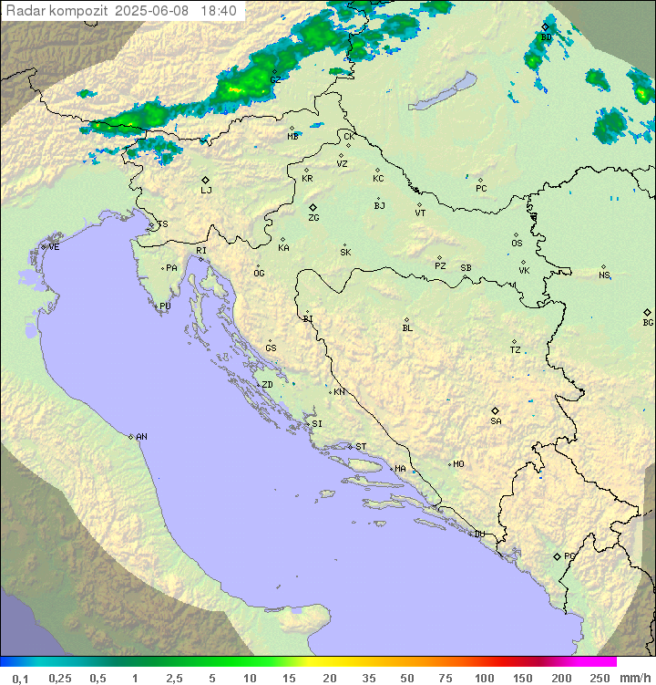 Padavine Hrvaška
