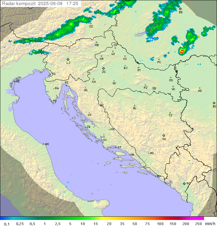 Padavine Hrvaška
