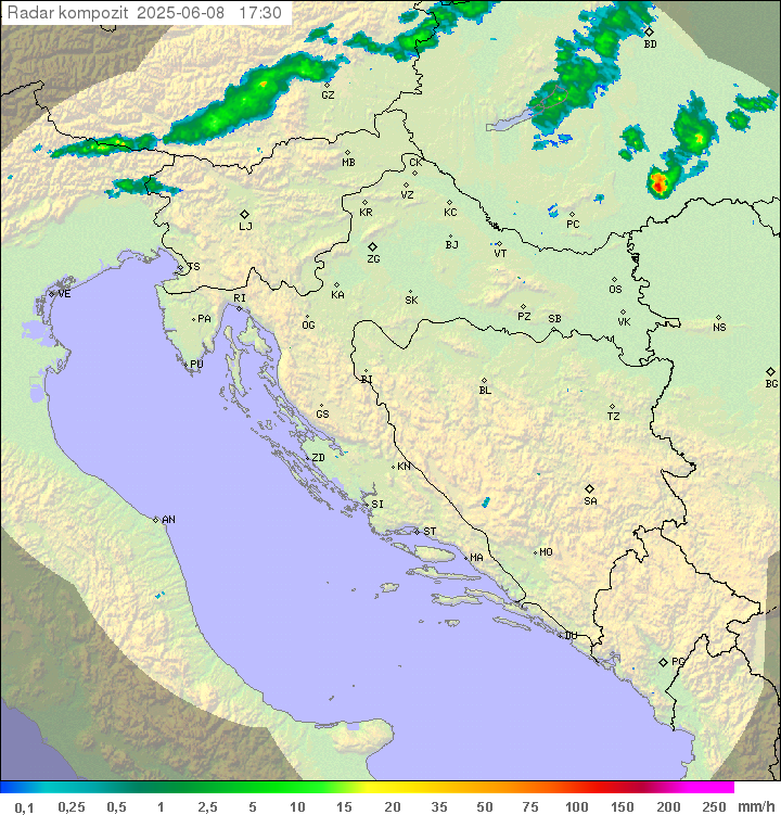 Padavine Hrvaška