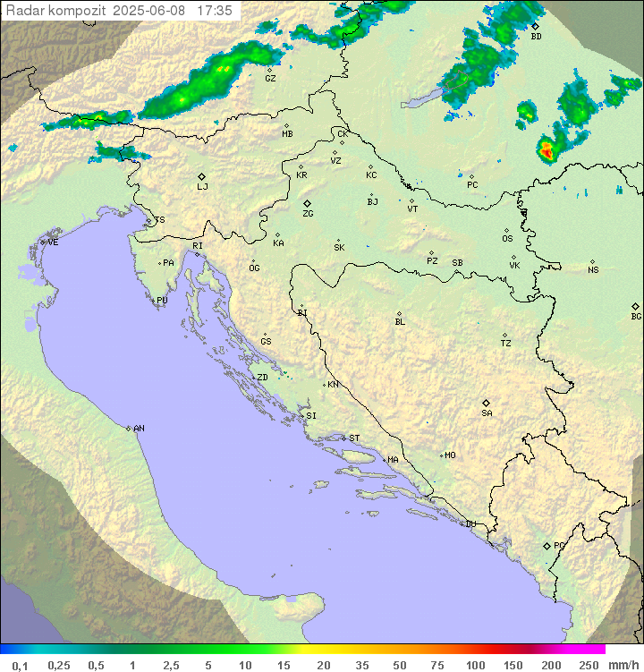 Padavine Hrvaška