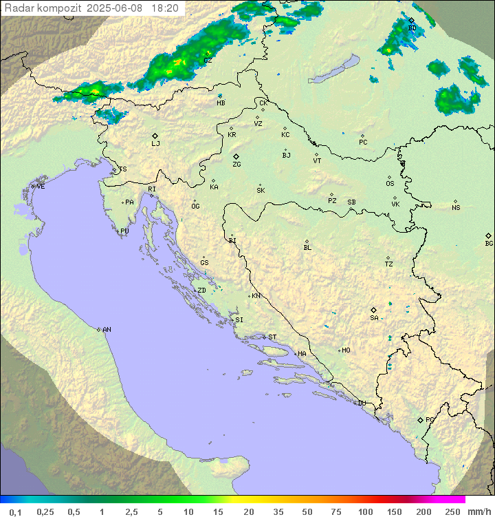 Padavine Hrvaška